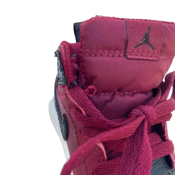 Air Jordan 1 Mid Team Red/Black  Toddler Shoes - Picture 9 of 9